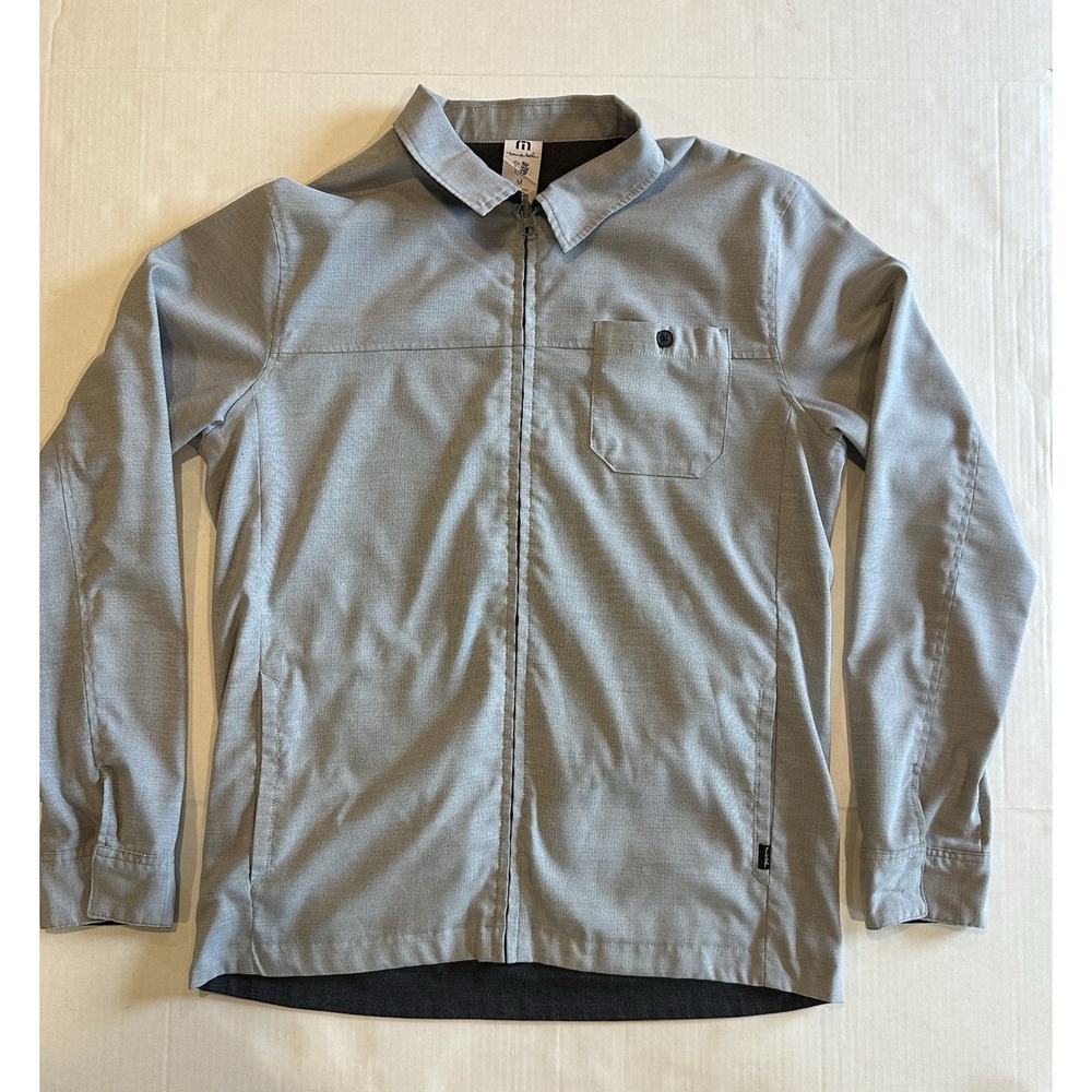 Travis Matthew Santiago Reversible Golf Jacket Full Zip Gray Mens Medium